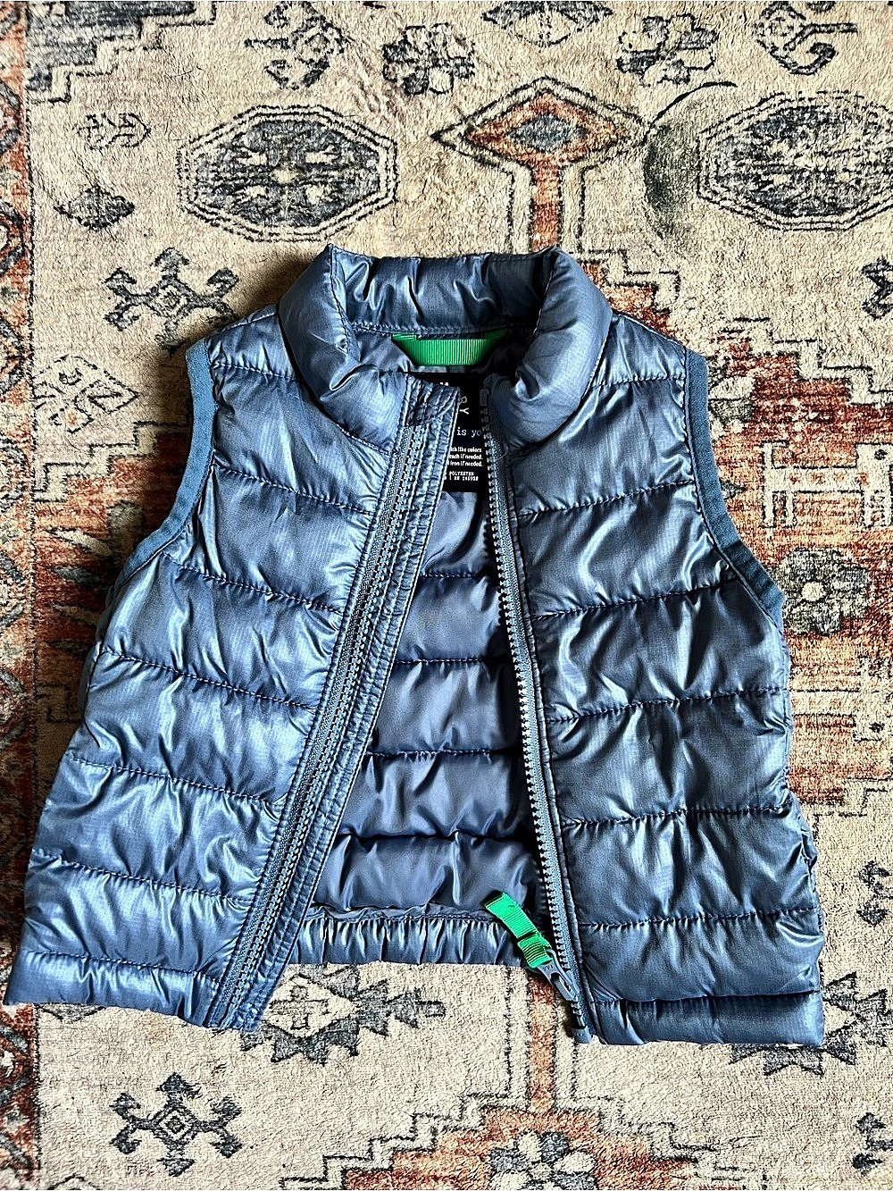 Primary The Puffer Vest Kids Blue Puffer Vest